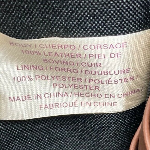 NEW Etienne Aigner Womens Adeline Wristlet Wallet Brown Leather Zipper One Size - Picture 6 of 7